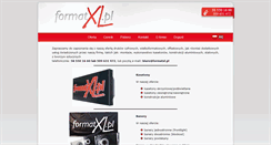 Desktop Screenshot of formatxl.pl