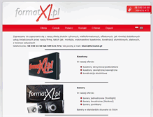 Tablet Screenshot of formatxl.pl